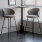 Modern Backrest Armless Counter Stool Upholstered Bar Stool with Metal 4 Legs Clearhalo 'Bar Furniture' 'Bar Stools' 'bar_stools' 'furn' 'furn_bar_stools' 'Furniture' 'Kitchen & Dining Furniture' 5268283