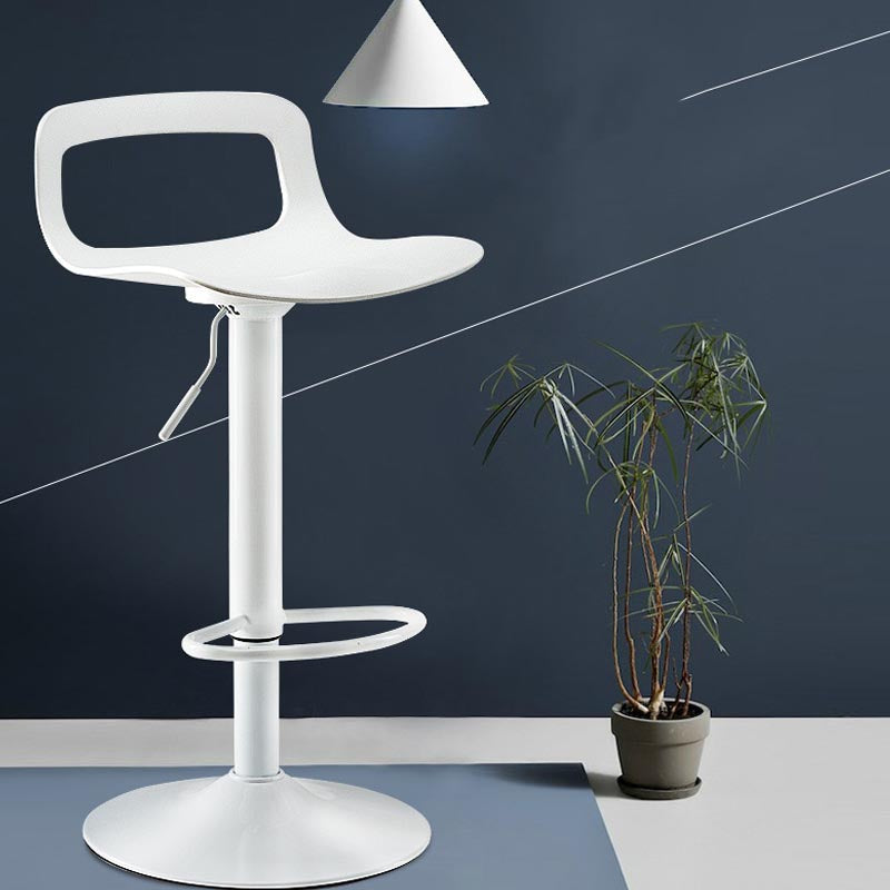 Modern Adjustable Height Bar-stool Metal Counter Bar Stool for Home Clearhalo 'Bar Furniture' 'Bar Stools' 'bar_stools' 'furn' 'furn_bar_stools' 'Furniture' 'Kitchen & Dining Furniture' 5268455