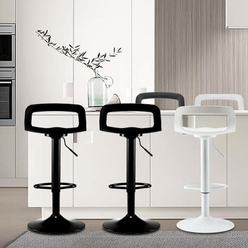 Modern Adjustable Height Bar-stool Metal Counter Bar Stool for Home Clearhalo 'Bar Furniture' 'Bar Stools' 'bar_stools' 'furn' 'furn_bar_stools' 'Furniture' 'Kitchen & Dining Furniture' 5268460