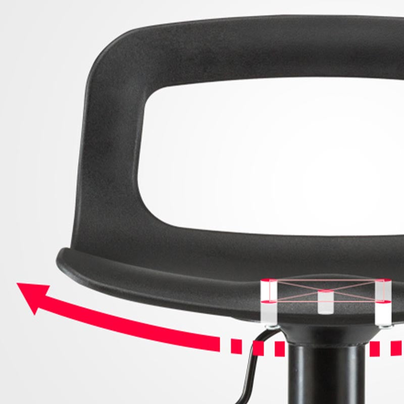 Modern Adjustable Height Bar-stool Metal Counter Bar Stool for Home Clearhalo 'Bar Furniture' 'Bar Stools' 'bar_stools' 'furn' 'furn_bar_stools' 'Furniture' 'Kitchen & Dining Furniture' 5268464