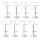 Modern Adjustable Height Bar-stool Metal Counter Bar Stool for Home White 8 Piece Set Clearhalo 'Bar Furniture' 'Bar Stools' 'bar_stools' 'furn' 'furn_bar_stools' 'Furniture' 'Kitchen & Dining Furniture' 5268467