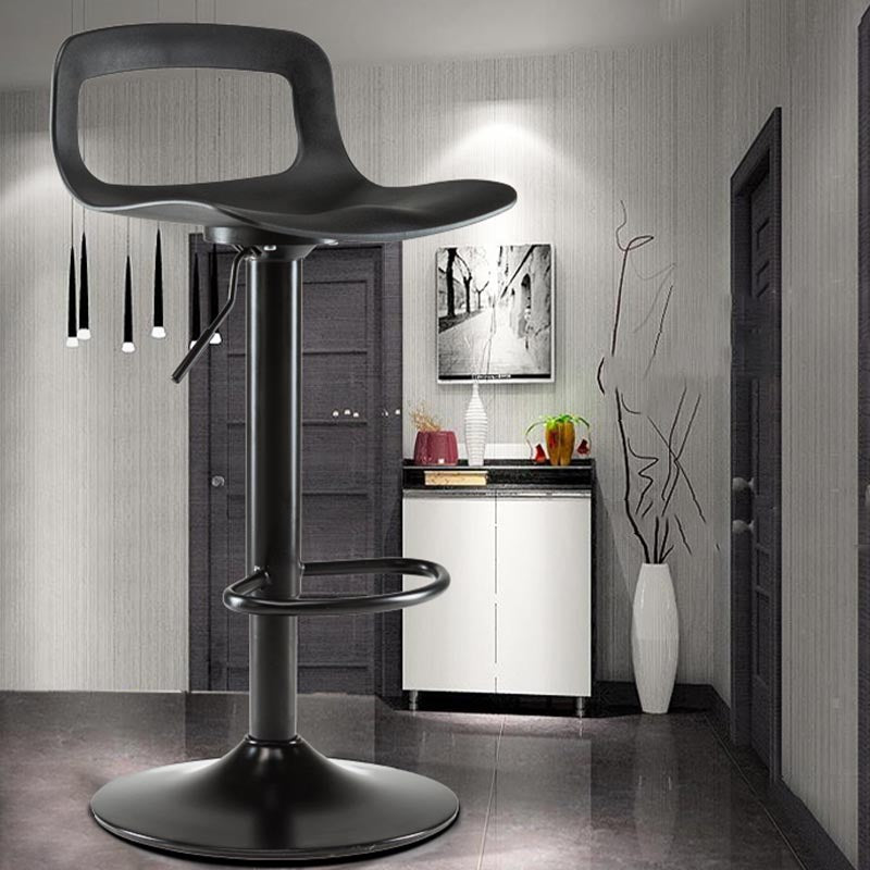 Modern Adjustable Height Bar-stool Metal Counter Bar Stool for Home Clearhalo 'Bar Furniture' 'Bar Stools' 'bar_stools' 'furn' 'furn_bar_stools' 'Furniture' 'Kitchen & Dining Furniture' 5268470