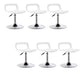 Modern Adjustable Height Bar-stool Metal Counter Bar Stool for Home Gloss White 6 Piece Set Clearhalo 'Bar Furniture' 'Bar Stools' 'bar_stools' 'furn' 'furn_bar_stools' 'Furniture' 'Kitchen & Dining Furniture' 5268490