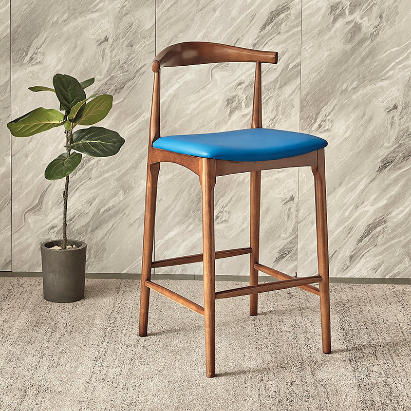 1/3 pièces de table de bar rond moderne set bistro en bois de cendre avec repose-pieds