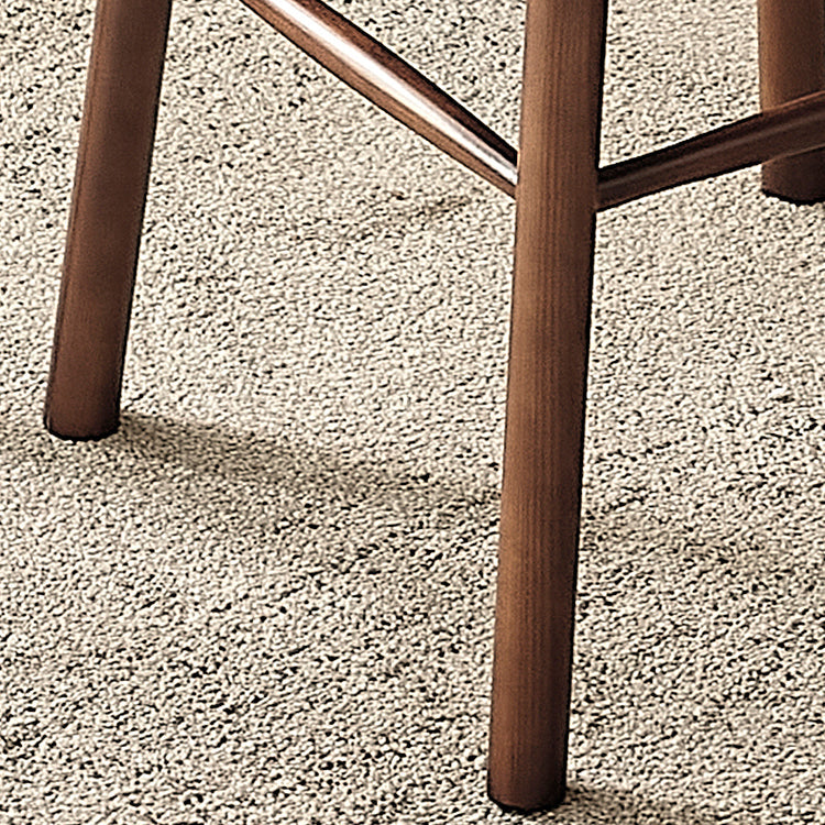 1/3 pièces de table de bar rond moderne set bistro en bois de cendre avec repose-pieds