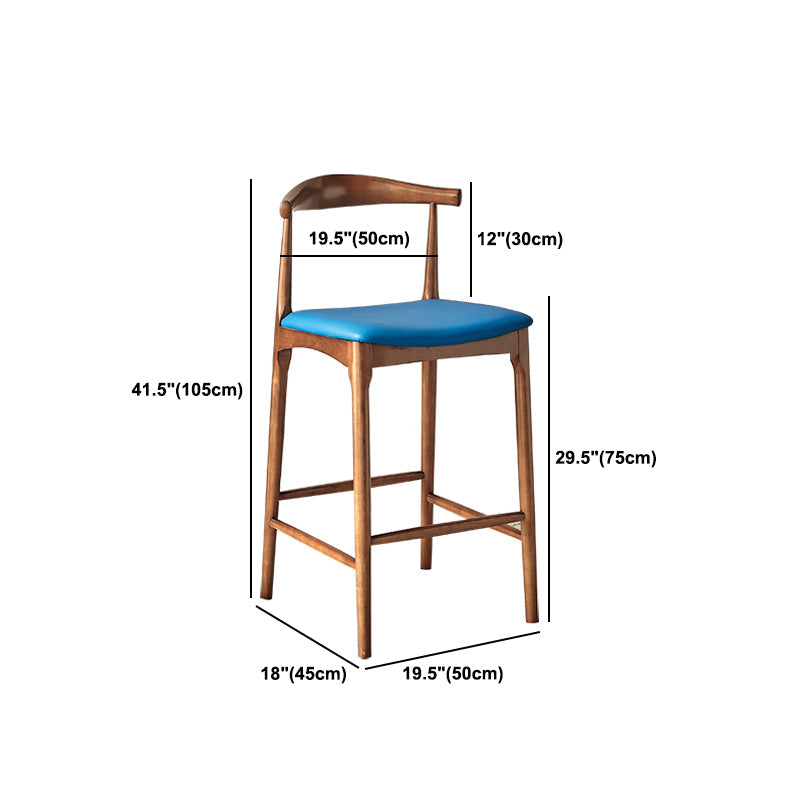 1/3 pièces de table de bar rond moderne set bistro en bois de cendre avec repose-pieds