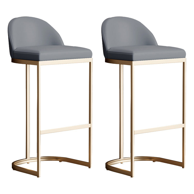 Glam 1/2/5 Pieces Sintered Stone Bar Table Set Rectangular Counter Set for Home Use Grey 26"H Stools (Set of 2) Clearhalo 'Bar Furniture' 'furn' 'furn_home_bar_bar_sets' 'Furniture' 'Home Bars & Bar Sets' 'home_bar_bar_sets' 'Kitchen & Dining Furniture' 5268567