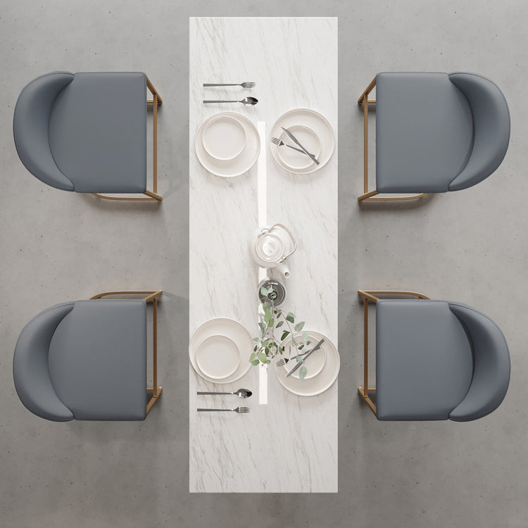 Glam 1/2/5 Pieces Sintered Stone Bar Table Set Rectangular Counter Set for Home Use Clearhalo 'Bar Furniture' 'furn' 'furn_home_bar_bar_sets' 'Furniture' 'Home Bars & Bar Sets' 'home_bar_bar_sets' 'Kitchen & Dining Furniture' 5268570