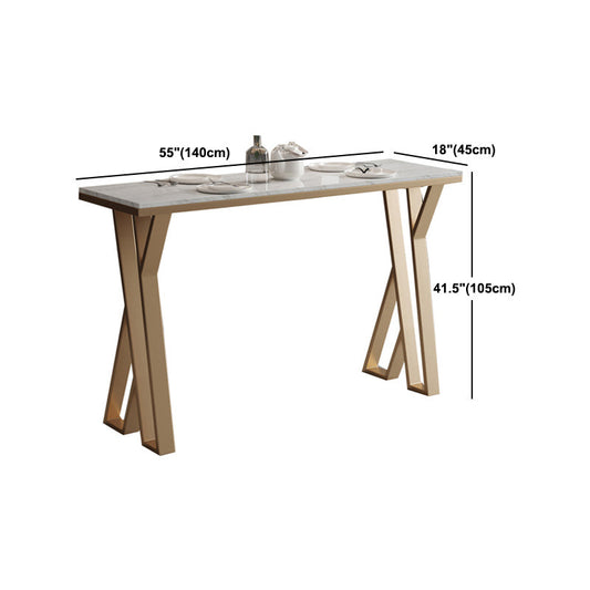 Glam 1/2/5 pezzi Sinterizzato tavolo da barra di pietra impostata rettangolare set per uso domestico