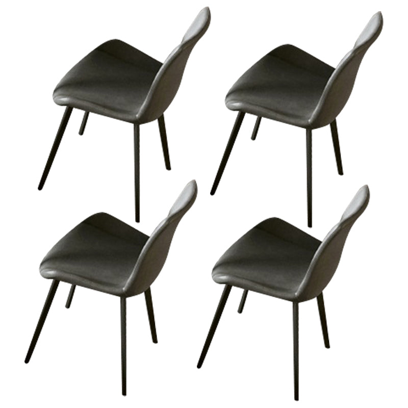 Modern Sintered Stone Dining Rectangle Table Set 1/4/5/7 Pieces Dining Set 4 Grey Chairs Clearhalo 'Dining Room Sets' 'Dining Tables & Seating' 'dining_room_set' 'furn' 'furn_dining_room_set' 'Furniture' 'Kitchen & Dining Furniture' 5268624