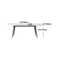 Modern Sintered Stone Dining Rectangle Table Set 1/4/5/7 Pieces Dining Set Clearhalo 'Dining Room Sets' 'Dining Tables & Seating' 'dining_room_set' 'furn' 'furn_dining_room_set' 'Furniture' 'Kitchen & Dining Furniture' 5268635