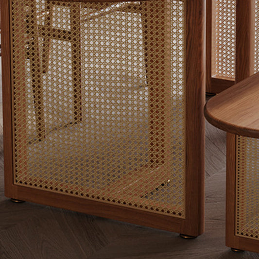 Conjunto de muebles de comedor de restaurantes contemporáneos 1/2/4/5/6 Piezas Juego de comedores de madera maciza