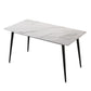 Modern 1/7 Pieces Dining Set Rectangle Stone Dining Table for Kitchen Dining Room