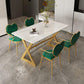 Nordic 1/5/7 Pieces Dining Set Rectangle Stone Dining Table for Dining Room