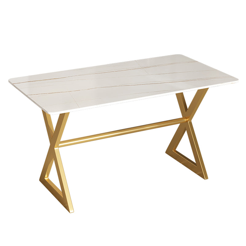 Nordic 1/5/7 Pieces Dining Set Rectangle Stone Dining Table for Dining Room