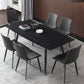 Set da pranzo moderno rettangolare in pietra sinterizzata Set da pranzo da 1/5/6/7 pezzi