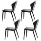 Modern Sintered Stone Dining Round Table Set 1/3/4/5/7 Pieces Dining Set 4 Grey Chairs Clearhalo 'Dining Room Sets' 'Dining Tables & Seating' 'dining_room_set' 'furn' 'furn_dining_room_set' 'Furniture' 'Kitchen & Dining Furniture' 5268769