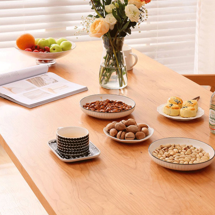 Minimalist Solid Wood Dining Set 1/2/4/5 Pieces Rectangular Dining Furniture Set Clearhalo 'Dining Room Sets' 'Dining Tables & Seating' 'dining_room_set' 'furn' 'furn_dining_room_set' 'Furniture' 'Kitchen & Dining Furniture' 5268790