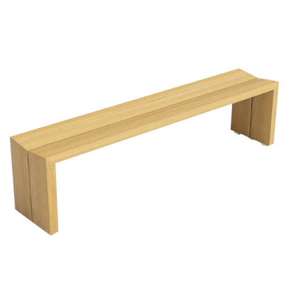 Minimalist Solid Wood Dining Set 1/2/4/5 Pieces Rectangular Dining Furniture Set Bench 47"L x 14"W Clearhalo 'Dining Room Sets' 'Dining Tables & Seating' 'dining_room_set' 'furn' 'furn_dining_room_set' 'Furniture' 'Kitchen & Dining Furniture' 5268793