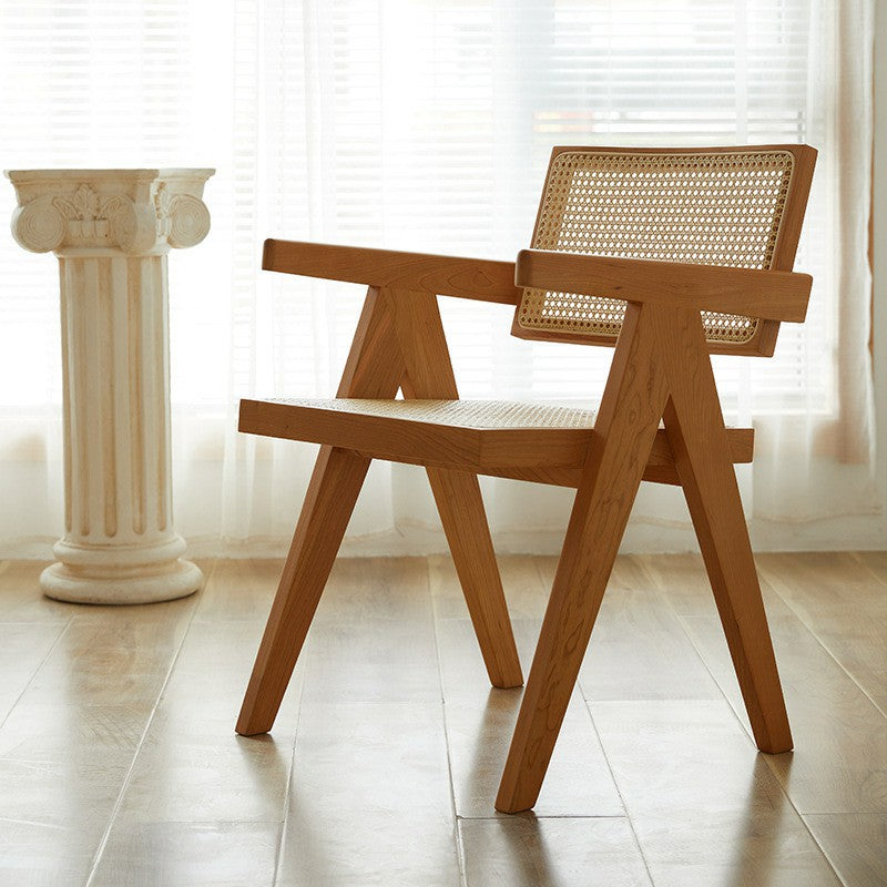 Minimalist Solid Wood Dining Set 1/2/4/5 Pieces Rectangular Dining Furniture Set Clearhalo 'Dining Room Sets' 'Dining Tables & Seating' 'dining_room_set' 'furn' 'furn_dining_room_set' 'Furniture' 'Kitchen & Dining Furniture' 5268795