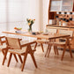 Minimalist Solid Wood Dining Set 1/2/4/5 Pieces Rectangular Dining Furniture Set Clearhalo 'Dining Room Sets' 'Dining Tables & Seating' 'dining_room_set' 'furn' 'furn_dining_room_set' 'Furniture' 'Kitchen & Dining Furniture' 5268798