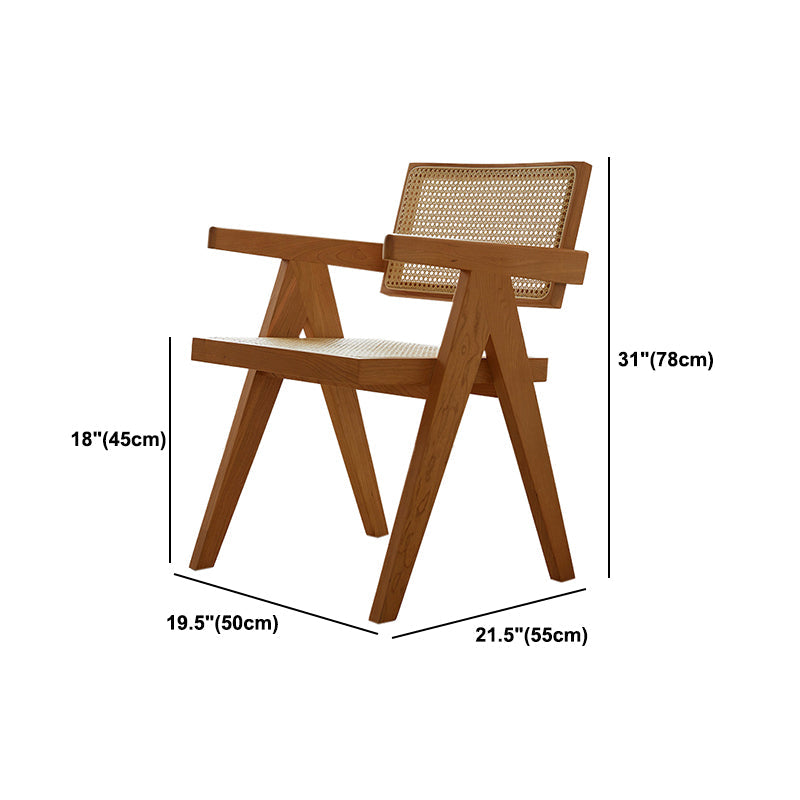 Minimalist Solid Wood Dining Set 1/2/4/5 Pieces Rectangular Dining Furniture Set Clearhalo 'Dining Room Sets' 'Dining Tables & Seating' 'dining_room_set' 'furn' 'furn_dining_room_set' 'Furniture' 'Kitchen & Dining Furniture' 5268807