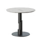 Modern Style Round Dining Table Sintered Stone Table with Tulip Base Pedestal Black Clearhalo 'Dining Tables & Seating' 'Dining Tables' 'dining_table' 'furn' 'furn_dining_table' 'Furniture' 'Kitchen & Dining Furniture' 5268857