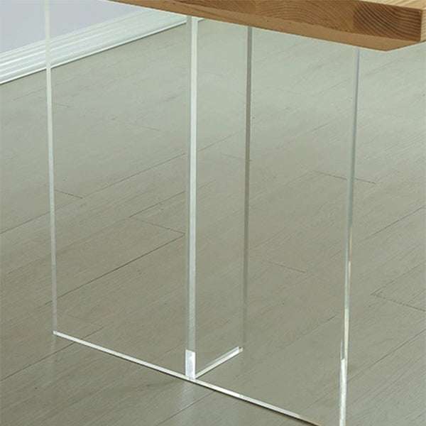 Tavolo da pranzo rettangolare tavolo da pranzo in legno massiccio per cucina