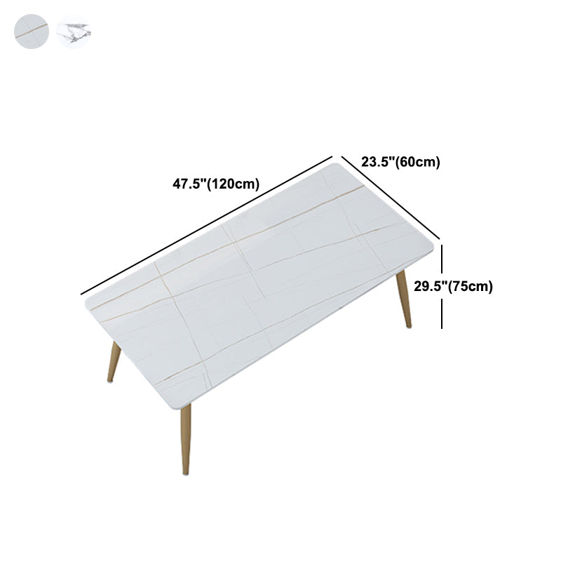 Table à manger de luxe traditionnelle rectangle haut de pierre