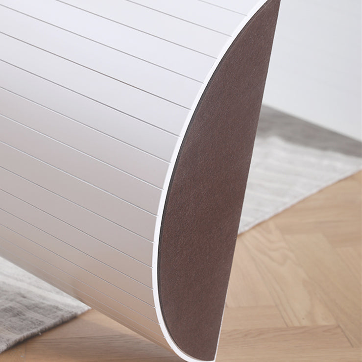 Modern Pine Wood Table for Restaurant White Oval Table with Double Pedestal Clearhalo 'Dining Tables & Seating' 'Dining Tables' 'dining_table' 'furn' 'furn_dining_table' 'Furniture' 'Kitchen & Dining Furniture' 5269080