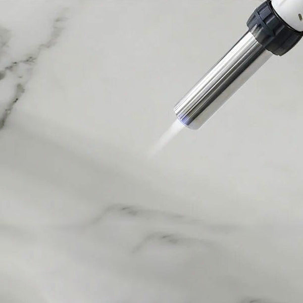 Mesa de comedor de piedra sinterizada mesa redonda de lujo tradicional con marco de oro