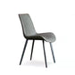 Modern Style Faux Leather Dining Chairs Metal Dining Chair for Restaurant Use