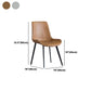 Modern Style Faux Leather Dining Chairs Metal Dining Chair for Restaurant Use