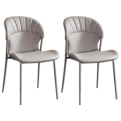 Zeitgenössische Kunstleder -Essstühle Metal Essstuhl für das Restaurantgebrauch