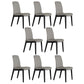Contemporary Leather Dining Chair Wood Dining Room Chair for Home Use Grey 8 Piece Set Clearhalo 'Dining Chairs' 'Dining Tables & Seating' 'dining_chair' 'furn' 'furn_dining_chair' 'Furniture' 'Kitchen & Dining Furniture' 5269298