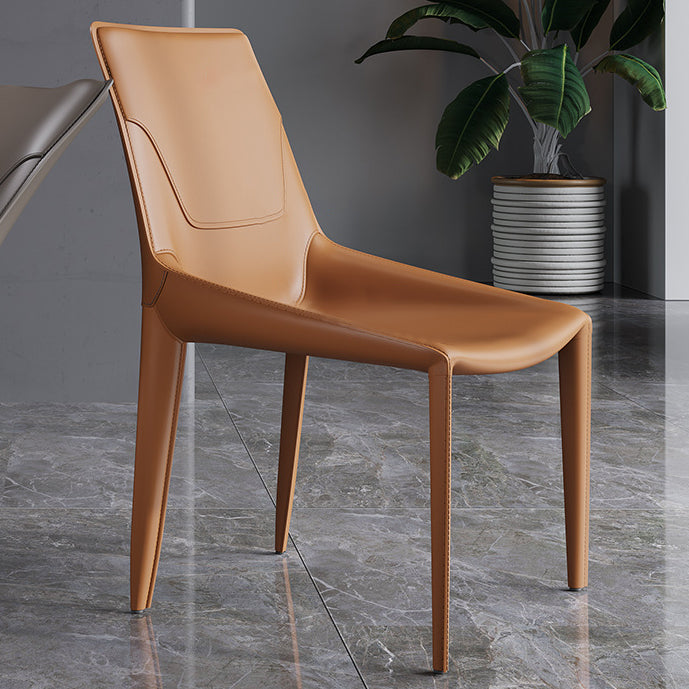 Zeitgenössische Stuhl armlose Stühle für Küche mit Metallbeinen