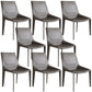 Contemporary Chair Armless Chairs for Kitchen with Metal Legs