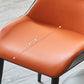Silla lateral de ala de la sala de conferencias modernas silla de comedor de cuero