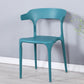 Contemporary Style Chair Armless Chair for Kitchen with Plastic Legs Clearhalo 'Dining Chairs' 'Dining Tables & Seating' 'dining_chair' 'furn' 'furn_dining_chair' 'Furniture' 'Kitchen & Dining Furniture' 5269415