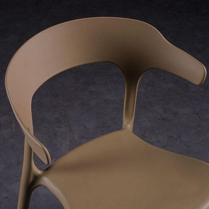 Contemporary Style Chair Armless Chair for Kitchen with Plastic Legs Clearhalo 'Dining Chairs' 'Dining Tables & Seating' 'dining_chair' 'furn' 'furn_dining_chair' 'Furniture' 'Kitchen & Dining Furniture' 5269425