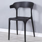 Contemporary Style Chair Armless Chair for Kitchen with Plastic Legs Clearhalo 'Dining Chairs' 'Dining Tables & Seating' 'dining_chair' 'furn' 'furn_dining_chair' 'Furniture' 'Kitchen & Dining Furniture' 5269427