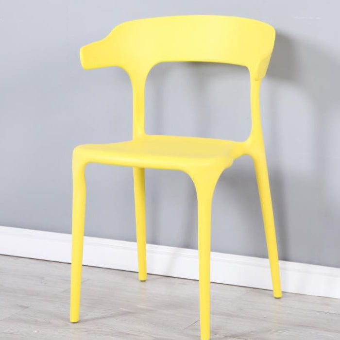 Contemporary Style Chair Armless Chair for Kitchen with Plastic Legs Clearhalo 'Dining Chairs' 'Dining Tables & Seating' 'dining_chair' 'furn' 'furn_dining_chair' 'Furniture' 'Kitchen & Dining Furniture' 5269433