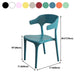 Contemporary Style Chair Armless Chair for Kitchen with Plastic Legs Clearhalo 'Dining Chairs' 'Dining Tables & Seating' 'dining_chair' 'furn' 'furn_dining_chair' 'Furniture' 'Kitchen & Dining Furniture' 5269443
