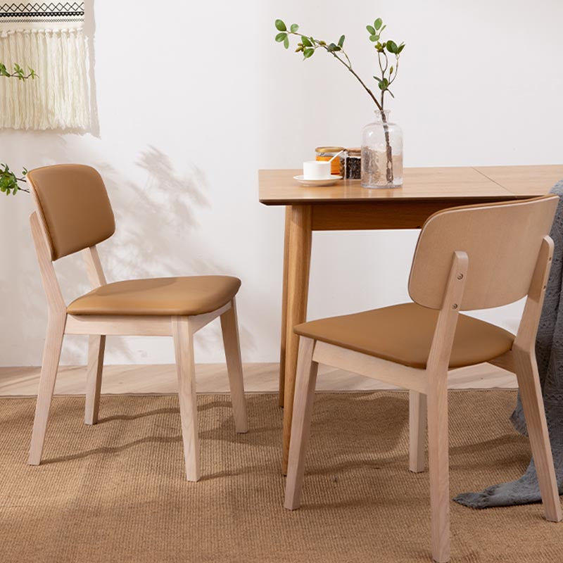 Wood Dining Side Chair Open Back Dining Side Chair for Dining Room Clearhalo 'Dining Chairs' 'Dining Tables & Seating' 'dining_chair' 'furn' 'furn_dining_chair' 'Furniture' 'Kitchen & Dining Furniture' 5269809