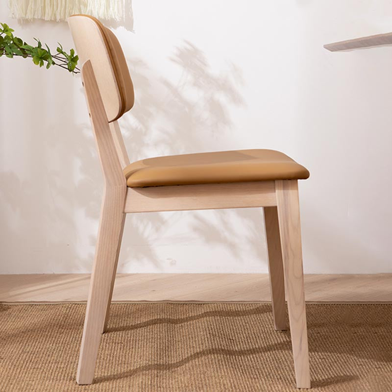 Wood Dining Side Chair Open Back Dining Side Chair for Dining Room Clearhalo 'Dining Chairs' 'Dining Tables & Seating' 'dining_chair' 'furn' 'furn_dining_chair' 'Furniture' 'Kitchen & Dining Furniture' 5269826
