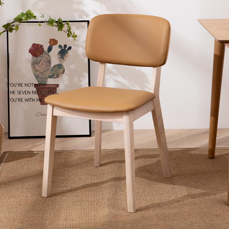 Wood Dining Side Chair Open Back Dining Side Chair for Dining Room Clearhalo 'Dining Chairs' 'Dining Tables & Seating' 'dining_chair' 'furn' 'furn_dining_chair' 'Furniture' 'Kitchen & Dining Furniture' 5269827