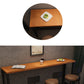 Rectangle industriel Table de table en bois massif en bois 1/3/4 Pièces Table de comptoir avec tabourets hauts