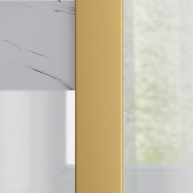 Modern Farmhouse Rectangular Wood Side End Table with Four Metal Legs Clearhalo 'Coffee & Accent Tables' 'End & Side Tables' 'end_side_tables' 'furn' 'furn_end_side_tables' 'Furniture' 'Living Room Furniture' 5270056