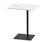 Modern Faux Marble Top End Table 21.6 "Tall Pedestal Sofa Side Table Clearhalo 'Coffee & Accent Tables' 'End & Side Tables' 'end_side_tables' 'furn' 'furn_end_side_tables' 'Furniture' 'Living Room Furniture' 5270126