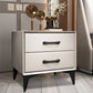 Contemporary Wooden Drawer Storage Bed Nightstand for Bedroom